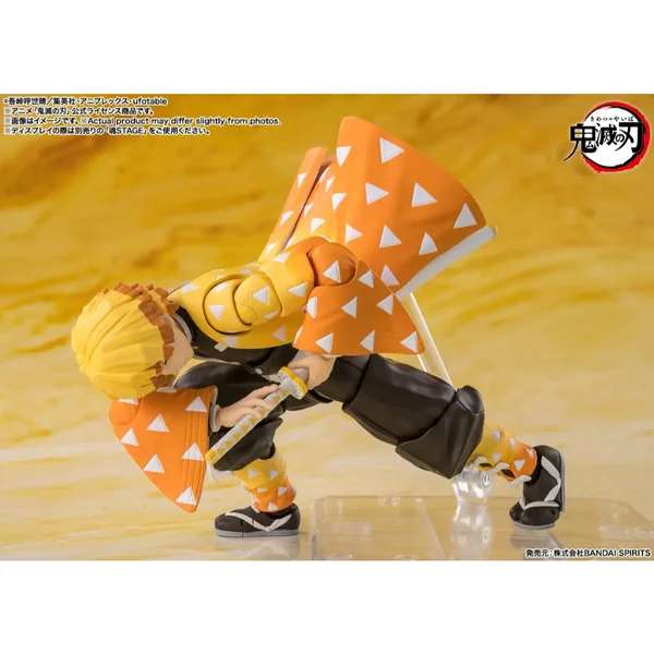 (Pre Order 10/2569) Bandai S.H.Figuarts Zenitsu Agatsuma 4573102673619 (Action Figure) image 2 (Pre Order 10/2569) Bandai S.H.Figuarts Zenitsu Agatsuma 4573102673619 (Action Figure) image 2