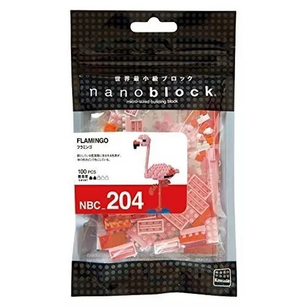 Kawada nanoblock NBC_204 Flamingo 4972825202890 (นาโนบล็อค) image 1