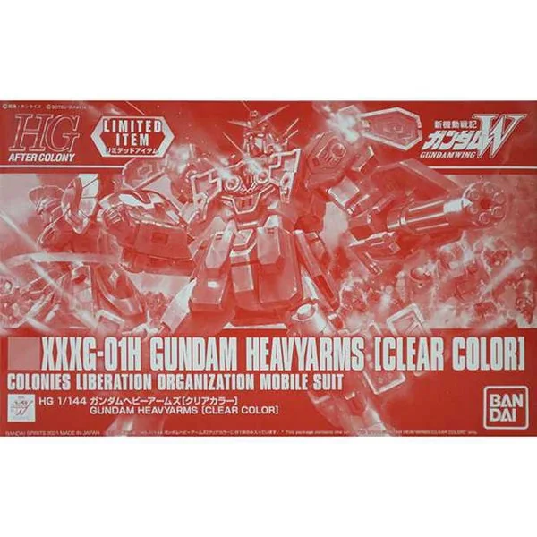 Bandai HG Gundam Heavyarms (Clear Color) 4573102610522 (Plastic Model) image 1