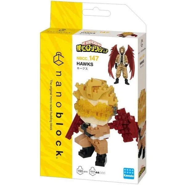 Kawada nanoblock My Hero Academia NBCC_147 Hawks 4972825225288 (นาโนบล็อค) image 1 Kawada nanoblock My Hero Academia NBCC_147 Hawks 4972825225288 (นาโนบล็อค) image 1