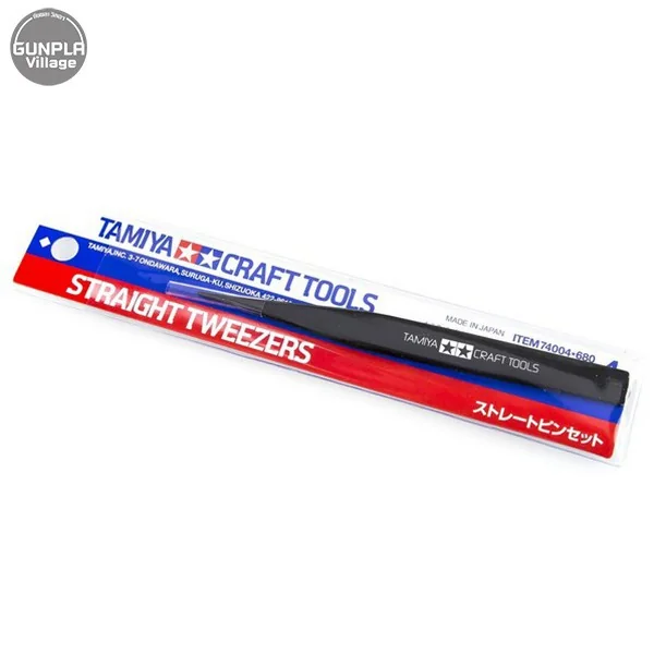 Tamiya 74004 Straight Tweezers 4950344078707 (Tool) image 1 Tamiya 74004 Straight Tweezers 4950344078707 (Tool) image 1