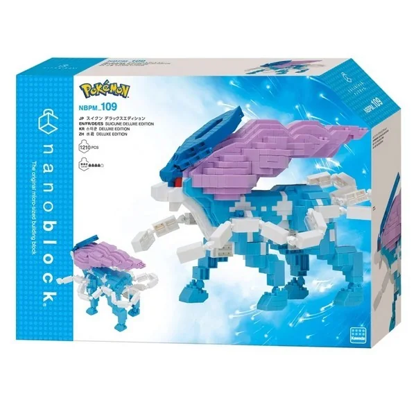 Kawada nanoblock Pokemon NBPM_109 Suicune Deluxe Edition 4972825234242 (นาโนบล็อค) image 1 Kawada nanoblock Pokemon NBPM_109 Suicune Deluxe Edition 4972825234242 (นาโนบล็อค) image 1