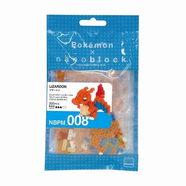 Kawada nanoblock Pokemon NBPM_008 Lizardon (Charizard) 4972825146248 (นาโนบล็อค) image 1