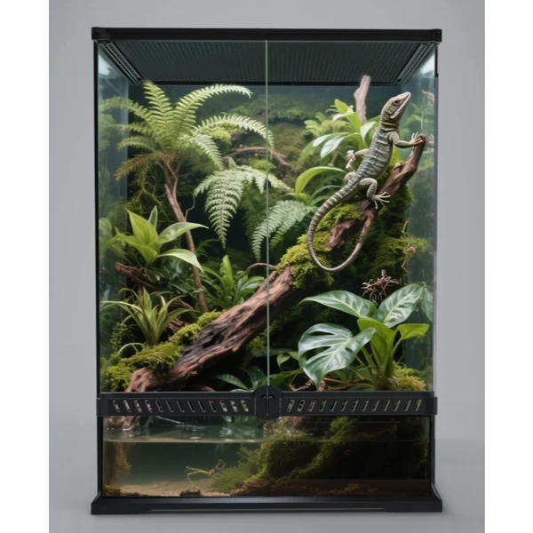 NOMOY PET Terrarium 30×30×45cm Tank ตู้กระจกเลี้ยงสัตว์ มาตราฐาน มีที่ล๊อก วางไฟได้ image 2 NOMOY PET Terrarium 30×30×45cm Tank ตู้กระจกเลี้ยงสัตว์ มาตราฐาน มีที่ล๊อก วางไฟได้ image 2