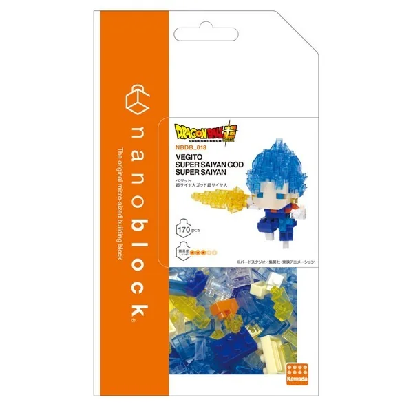 Kawada nanoblock Dragon Ball Super NBDB_018 Vegito Super Saiyan Blue 4972825233320 (นาโนบล็อค) image 1 Kawada nanoblock Dragon Ball Super NBDB_018 Vegito Super Saiyan Blue 4972825233320 (นาโนบล็อค) image 1