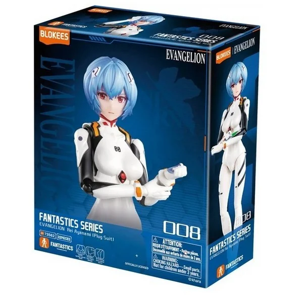 Blokees Evangelion 73562 Fantastics Series Ayami Rei (Plug Suit) 810181531510 (Plastic Model) image 1 Blokees Evangelion 73562 Fantastics Series Ayami Rei (Plug Suit) 810181531510 (Plastic Model) image 1
