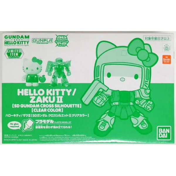 Bandai Hello Kitty / MS-06 Zaku II (SDCS) (Clear Color) 4573102617804 (Plastic Model) image 1 Bandai Hello Kitty / MS-06 Zaku II (SDCS) (Clear Color) 4573102617804 (Plastic Model) image 1