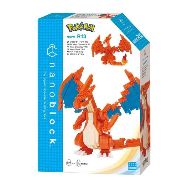 Kawada nanoblock Pokemon NBPM_R13 Mega Charizard Y RS 4972825234549 (นาโนบล็อค) image 1 Kawada nanoblock Pokemon NBPM_R13 Mega Charizard Y RS 4972825234549 (นาโนบล็อค) image 1