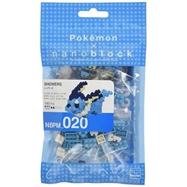 Kawada nanoblock NBPM_020 Showers (Vaporeon) 4972825204337 (นาโนบล็อค) image 1 Kawada nanoblock NBPM_020 Showers (Vaporeon) 4972825204337 (นาโนบล็อค) image 1