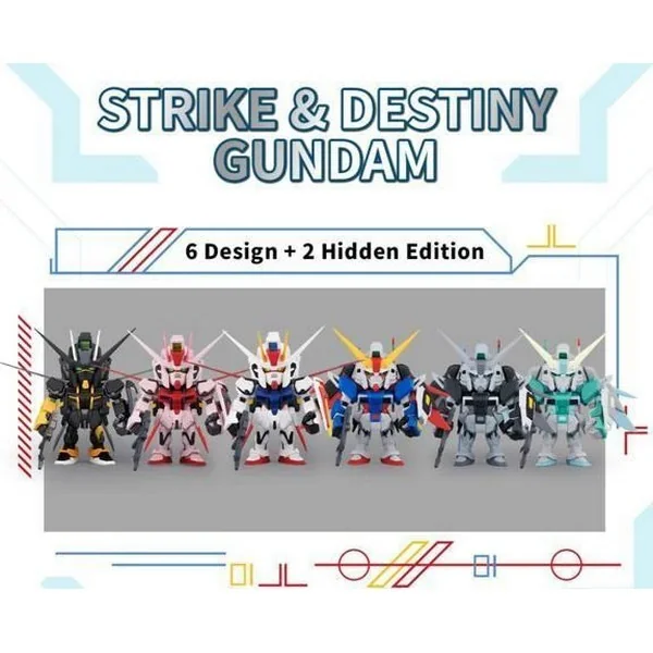 Bandai (สุ่ม 1 / จาก 8 แบบ) QMSV MINI Strike & Destiny Gundam 6977665593199 (Figure) image 3