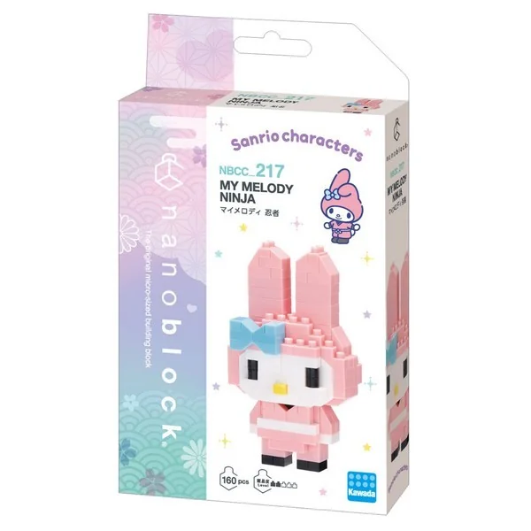 Kawada nanoblock Sanrio NBCC_217 My Melody Ninja 4972825229071 (นาโนบล็อค) image 1 Kawada nanoblock Sanrio NBCC_217 My Melody Ninja 4972825229071 (นาโนบล็อค) image 1