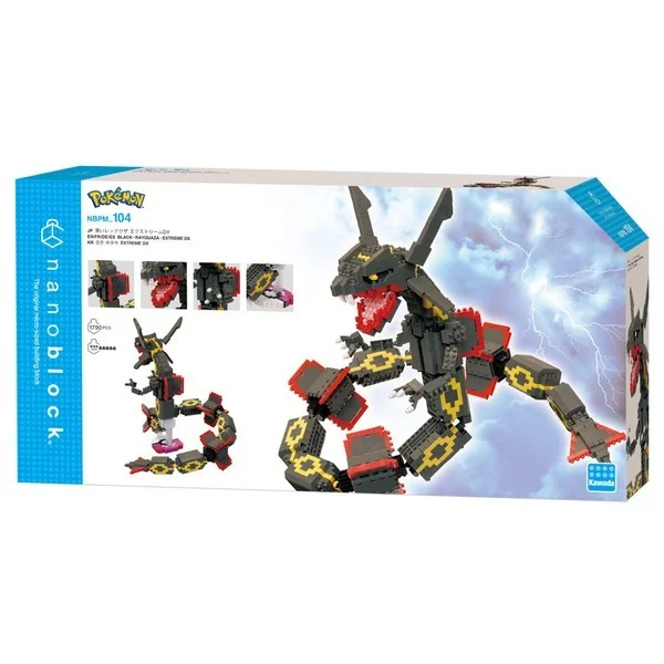 Kawada nanoblock Pokemon NBPM_104 Black Rayquaza Extreme DX 4972825233467 (นาโนบล็อค) image 1 Kawada nanoblock Pokemon NBPM_104 Black Rayquaza Extreme DX 4972825233467 (นาโนบล็อค) image 1