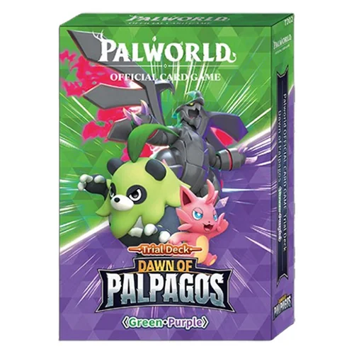 Bushiroad Palworld Card Game Trial Deck TD02 Dawn of Palpagos Green Purple 1st Edition 8885021122861 (การ์ด) image 1