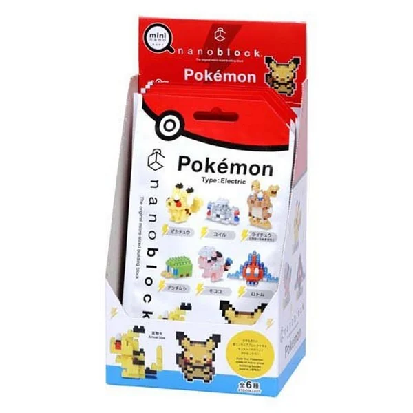 Kawada nanoblock mininano NBMC_08S Pokemon Electric Type (Box of 6) 4972825218211 (นาโนบล็อ image 2 Kawada nanoblock mininano NBMC_08S Pokemon Electric Type (Box of 6) 4972825218211 (นาโนบล็อ image 2