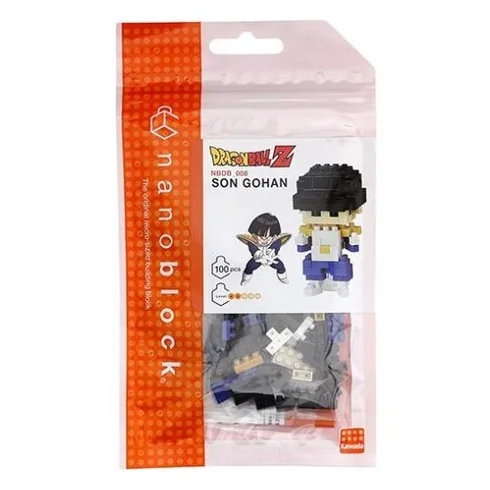 Kawada nanoblock Dragon Ball Z NBDB_008 Son Gohan Saiyan Armor 4972825213476 (นาโนบล็อค) image 1 Kawada nanoblock Dragon Ball Z NBDB_008 Son Gohan Saiyan Armor 4972825213476 (นาโนบล็อค) image 1