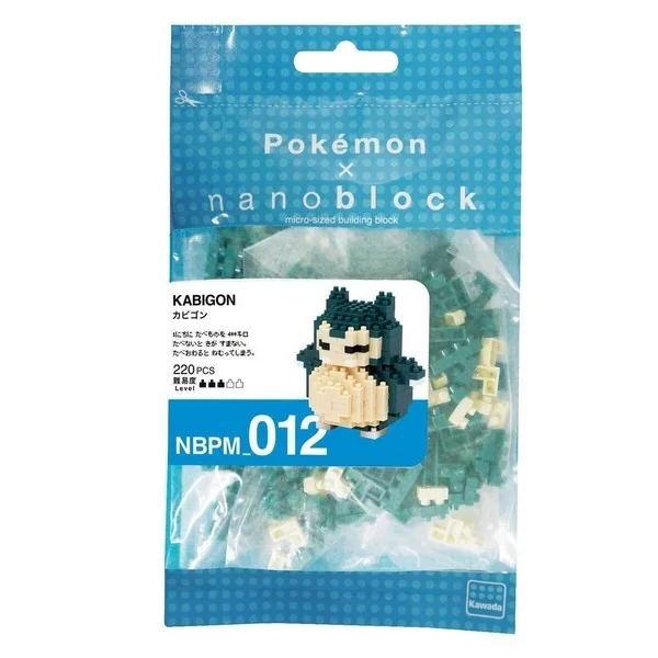 Kawada nanoblock Pokemon NBPM_012 Kabigon (Snorlax) 4972825149546 (นาโนบล็อค) image 1 Kawada nanoblock Pokemon NBPM_012 Kabigon (Snorlax) 4972825149546 (นาโนบล็อค) image 1