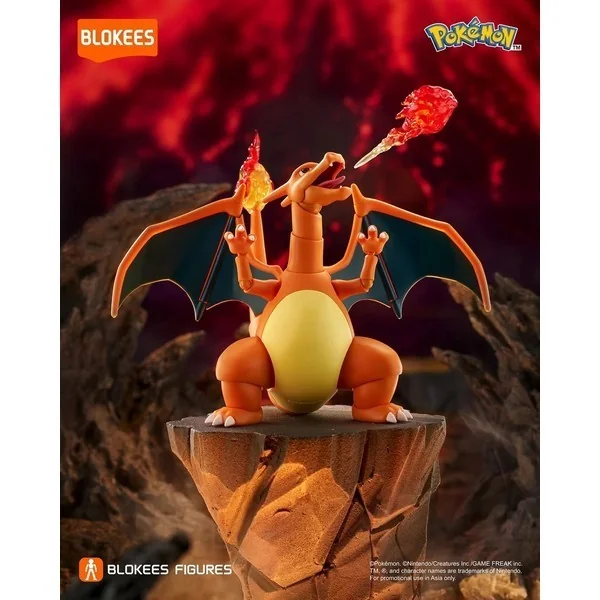 Blokees Pokemon 74104 Pokemon Classic Edition CV-L Charizard 810181530391 (Plastic Model) image 4 Blokees Pokemon 74104 Pokemon Classic Edition CV-L Charizard 810181530391 (Plastic Model) image 4
