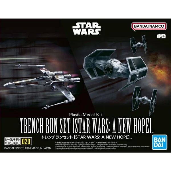 Bandai Vehicle Model 020 Trench Run Set (Star Wars A New Hope) 4573102697806 (Plastic Model) image 1 Bandai Vehicle Model 020 Trench Run Set (Star Wars A New Hope) 4573102697806 (Plastic Model) image 1