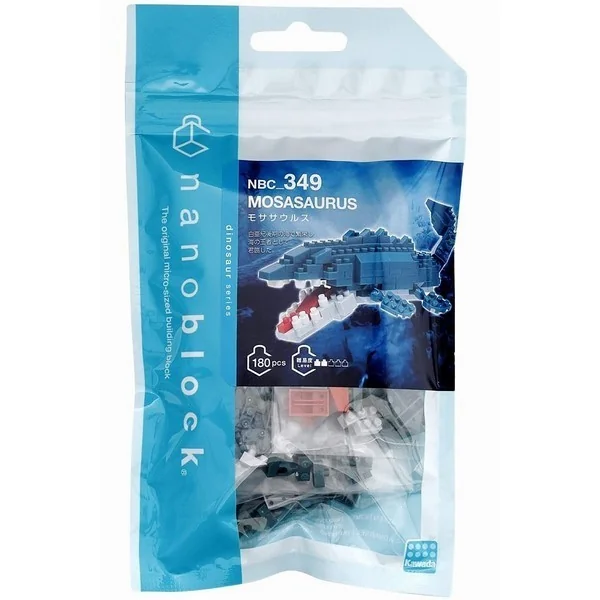 Kawada nanoblock NBC_349 Mosasaurus 4972825221501 (นาโนบล็อค) image 1 Kawada nanoblock NBC_349 Mosasaurus 4972825221501 (นาโนบล็อค) image 1