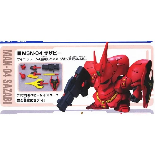 Bandai BB Char's Counterattack Set 4573102641120 (Plastic model) image 4 Bandai BB Char's Counterattack Set 4573102641120 (Plastic model) image 4