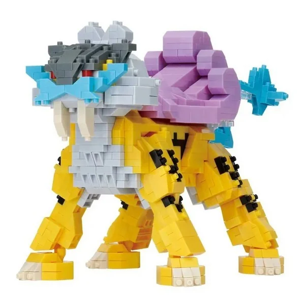 Kawada nanoblock Pokemon NBPM_107 Raikou Deluxe Edition 4972825234228 (นาโนบล็อค) image 2