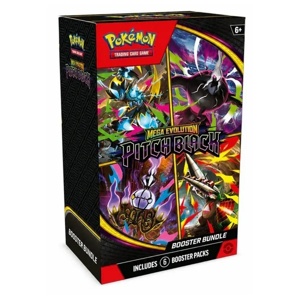 Pokemon ENG Mega Evolution Pitch Black Booster Bundle (6 Packs) 196214157484 (การ์ดโปเกมอน) image 1 Pokemon ENG Mega Evolution Pitch Black Booster Bundle (6 Packs) 196214157484 (การ์ดโปเกมอน) image 1