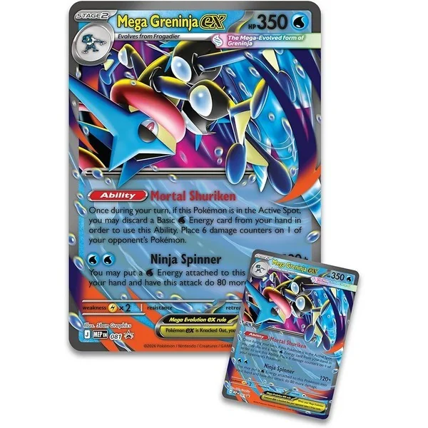 Pokemon ENG Mega Greninja ex Premium Collection 196214155923 (การ์ดโปเกมอน) image 2 Pokemon ENG Mega Greninja ex Premium Collection 196214155923 (การ์ดโปเกมอน) image 2