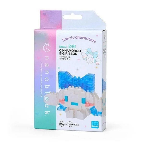 Kawada nanoblock Sanrio NBCC_246 Cinnamoroll Big Ribbon 4972825234259 (นาโนบล็อค) image 1 Kawada nanoblock Sanrio NBCC_246 Cinnamoroll Big Ribbon 4972825234259 (นาโนบล็อค) image 1