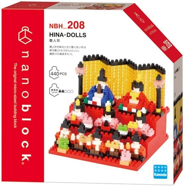 Kawada nanoblock NBH_208 Hina-Dolls 4972825220023 (นาโนบล็อค) image 1 Kawada nanoblock NBH_208 Hina-Dolls 4972825220023 (นาโนบล็อค) image 1