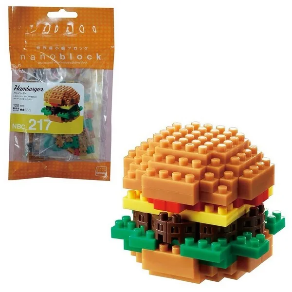Kawada nanoblock NBC_217 Hamburger 4972825205037 (นาโนบล็อค) image 3 Kawada nanoblock NBC_217 Hamburger 4972825205037 (นาโนบล็อค) image 3