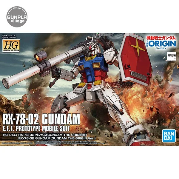 Bandai HG RX-78-02 Gundam (Gundam The Origin Ver) 4573102589293 (Plastic Model) image 1