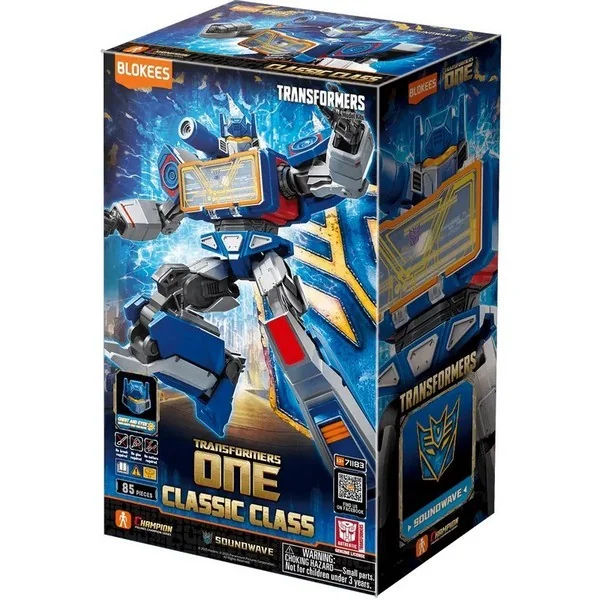 Blokees Transformers 71183 Classic Class 17 ONE Soundwave 810181530421 (Figure) image 1 Blokees Transformers 71183 Classic Class 17 ONE Soundwave 810181530421 (Figure) image 1