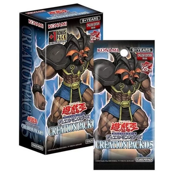 Konami Yu-Gi-Oh! Asia English Creation Pack 05 (CR05-AE) แบบกล่อง (15 ซอง) 4988602177572 (การ์ดยูกิ) image 1