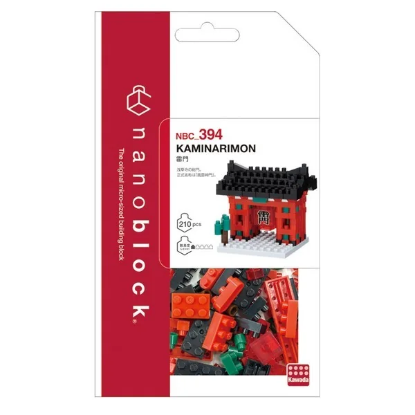 Kawada nanoblock NBC_394 Kaminarimon 4972825234136 (นาโนบล็อค) image 1 Kawada nanoblock NBC_394 Kaminarimon 4972825234136 (นาโนบล็อค) image 1