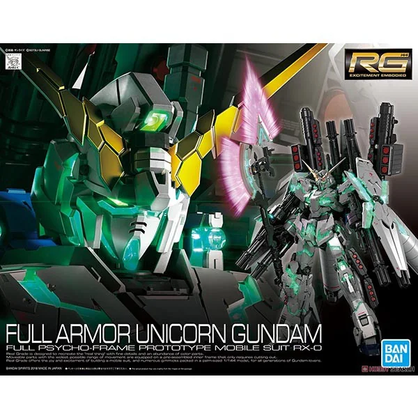 Bandai RG Full Armor Unicorn Gundam 4573102555861 (Plastic Model) image 1 Bandai RG Full Armor Unicorn Gundam 4573102555861 (Plastic Model) image 1