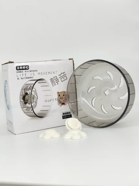 Zoog ล้อวิ่งแฮมสเตอร์ 13cm (Black) image 1 Zoog ล้อวิ่งแฮมสเตอร์ 13cm (Black) image 1