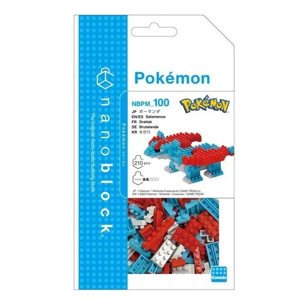 Kawada nanoblock Pokemon NBPM_100 Bohmander (Salamence) 4972825227466 (นาโนบล็อค) image 1 Kawada nanoblock Pokemon NBPM_100 Bohmander (Salamence) 4972825227466 (นาโนบล็อค) image 1
