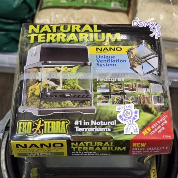 EXO TERRA Terrarium Nano Wide (20×20×20cm) ตู้เลี้ยงสัตว์ แบรนด์นำเข้า Natural image 5 EXO TERRA Terrarium Nano Wide (20×20×20cm) ตู้เลี้ยงสัตว์ แบรนด์นำเข้า Natural image 5