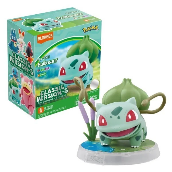 Blokees Pokemon 74007 Pokemon Classic Edition CV-S Bulbasaur 810181530971 (Figure) image 2 Blokees Pokemon 74007 Pokemon Classic Edition CV-S Bulbasaur 810181530971 (Figure) image 2