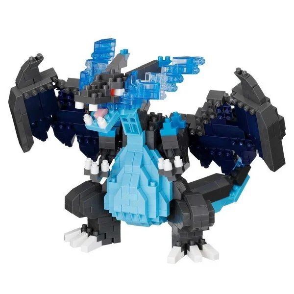 Kawada nanoblock Pokemon NBPM_R12 Mega Charizard X RS 4972825234532 (นาโนบล็อค) image 2