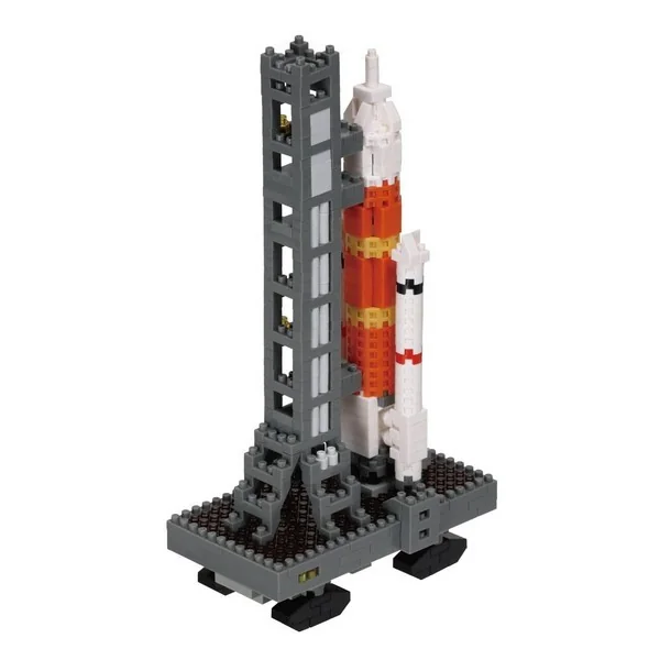 Kawada nanoblock NBH_236 Rocket & Launch Pad 4972825226353 (นาโนบล็อค) image 3 Kawada nanoblock NBH_236 Rocket & Launch Pad 4972825226353 (นาโนบล็อค) image 3