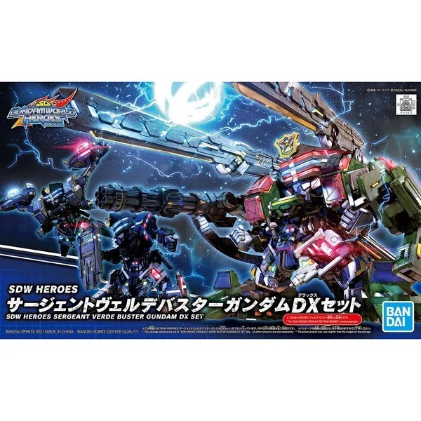 Bandai SDW Heroes 12 Sergeant Verde Buster Gundam DX Set 4573102619914 (Plastic Model) image 1 Bandai SDW Heroes 12 Sergeant Verde Buster Gundam DX Set 4573102619914 (Plastic Model) image 1