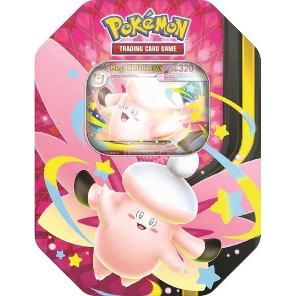 Pokemon ENG Mega Moonlit Tin Mega Clefable ex 196214155879B (การ์ดโปเกมอน) image 1 Pokemon ENG Mega Moonlit Tin Mega Clefable ex 196214155879B (การ์ดโปเกมอน) image 1