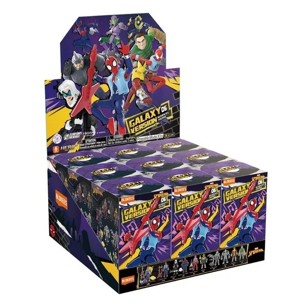 Blokees (สุ่ม 1 / จาก 10 แบบ) Marvel Hero 81146 Galaxy Version 06 Spider-Man Series (Wave 2) 810181532159 (Plastic) image 3
