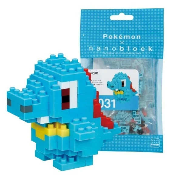 Kawada nanoblock Pokemon NBPM_031 Waninoko (Totodile) 4972825207239 (นาโนบล็อค) image 3 Kawada nanoblock Pokemon NBPM_031 Waninoko (Totodile) 4972825207239 (นาโนบล็อค) image 3