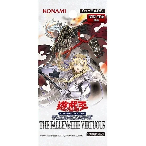 Konami Yu-Gi-Oh! Asia English The Fallen & The Virtuous (TFTV-AE) แบบกล่อง (15 ซอง) 4988602179224 (การ์ดยูกิ) image 2 Konami Yu-Gi-Oh! Asia English The Fallen & The Virtuous (TFTV-AE) แบบกล่อง (15 ซอง) 4988602179224 (การ์ดยูกิ) image 2