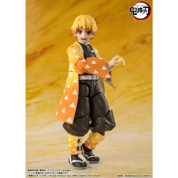 (Pre Order 10/2569) Bandai S.H.Figuarts Zenitsu Agatsuma 4573102673619 (Action Figure) image 4 (Pre Order 10/2569) Bandai S.H.Figuarts Zenitsu Agatsuma 4573102673619 (Action Figure) image 4