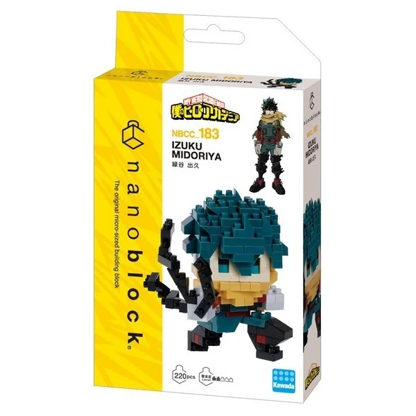 Kawada nanoblock My Hero Academia NBCC_183 Izuku Midoriya 4972825226544 (นาโนบล็อค) image 1 Kawada nanoblock My Hero Academia NBCC_183 Izuku Midoriya 4972825226544 (นาโนบล็อค) image 1