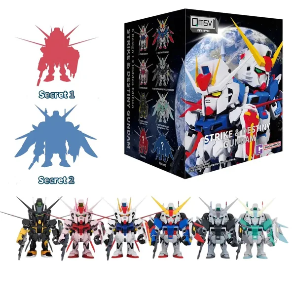 Bandai (สุ่ม 1 / จาก 8 แบบ) QMSV MINI Strike & Destiny Gundam 6977665593199 (Figure) image 2