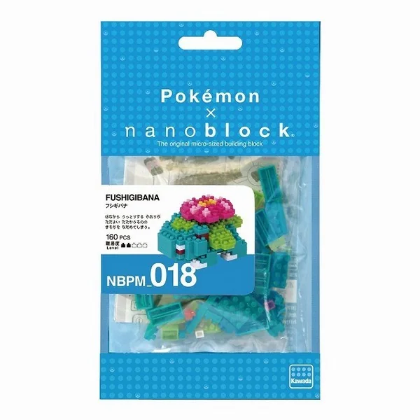 Kawada nanoblock Pokemon NBPM_018 Fushigibana (Venusaur) 4972825203828 (นาโนบล็อค) image 1 Kawada nanoblock Pokemon NBPM_018 Fushigibana (Venusaur) 4972825203828 (นาโนบล็อค) image 1